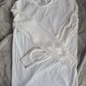 EUC Zyia white primo long sleeve t-shirt small